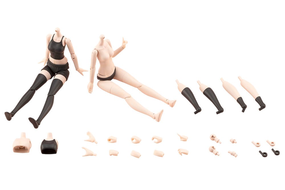 Sousai Shojo Teien tilbehørssæt til 1/10 actionfigurer Dress Up Kropsfarve C Størrelse S