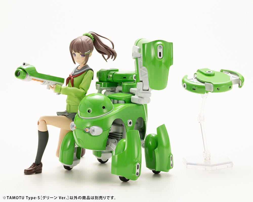 Maruttoys Plastic Model Kit 1/12 Tamotu Type-S (Green Ver.) 9 cm