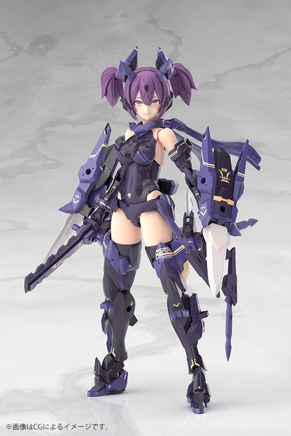 Megami Device Plastic Model Kit 1/1 Asra Ninja Kaname Shadow Edition Fuld pakke 14 cm