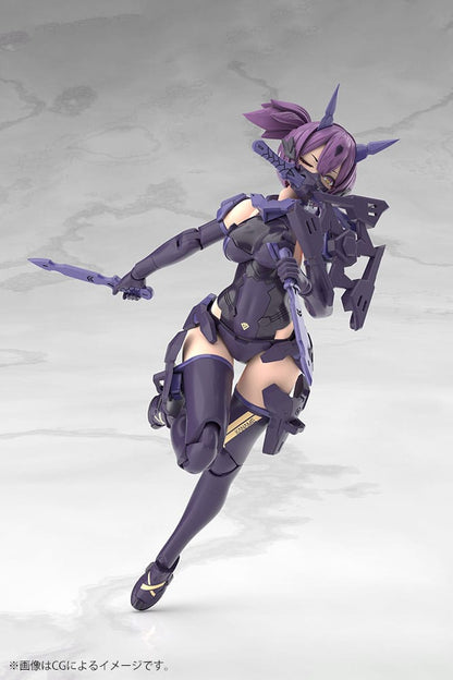 Megami Device Plastic Model Kit 1/1 Asra Ninja Kaname Shadow Edition Fuld pakke 14 cm