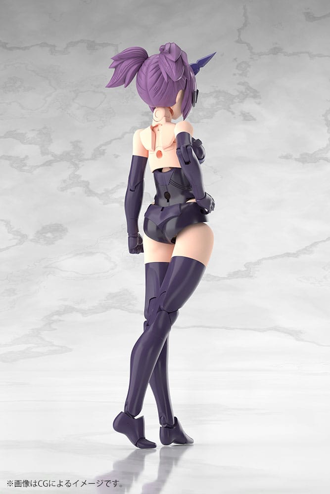 Megami Device Plastic Model Kit 1/1 Asra Ninja Kaname Shadow Edition Fuld pakke 14 cm