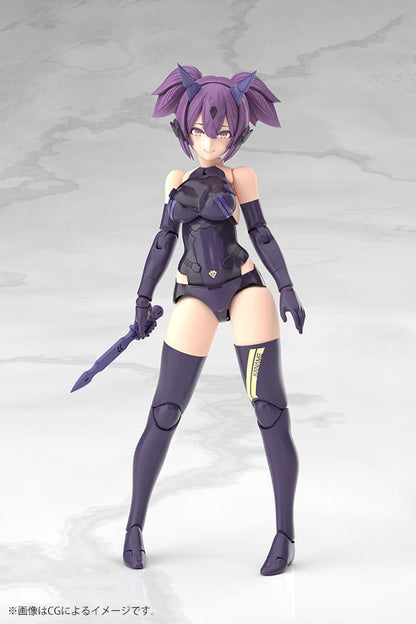 Megami Device Plastic Model Kit 1/1 Asra Ninja Kaname Shadow Edition Fuld pakke 14 cm