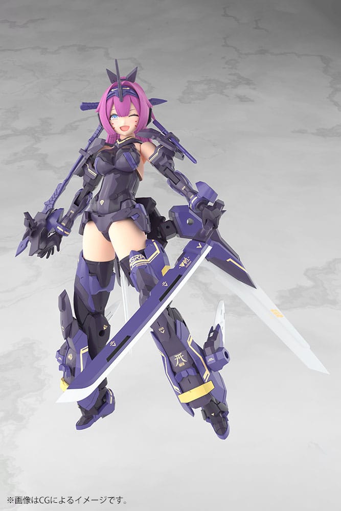 Megami Device Plastikmodellbausatz 1/1 Asra Archer Kizuna Shadow Edition Komplettpaket 14 cm