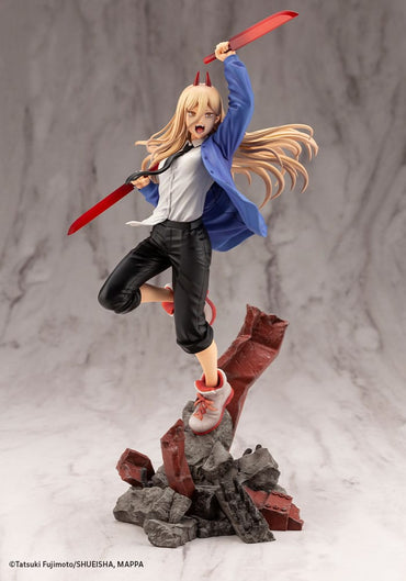 Chainsaw Man ARTFXJ Statue 1/8 Edizione bonus di potenza 29 cm