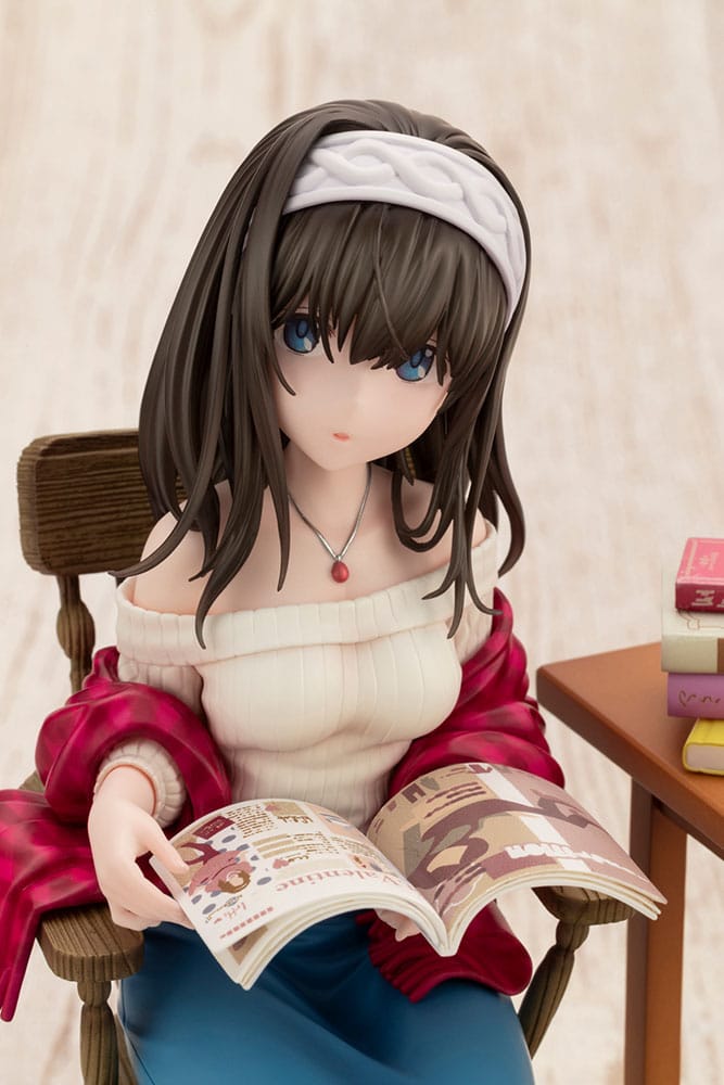 Idolmaster Askepott Girls PVC Statue 1/8 Fumika Sagisawa -Off Stage- 17 cm