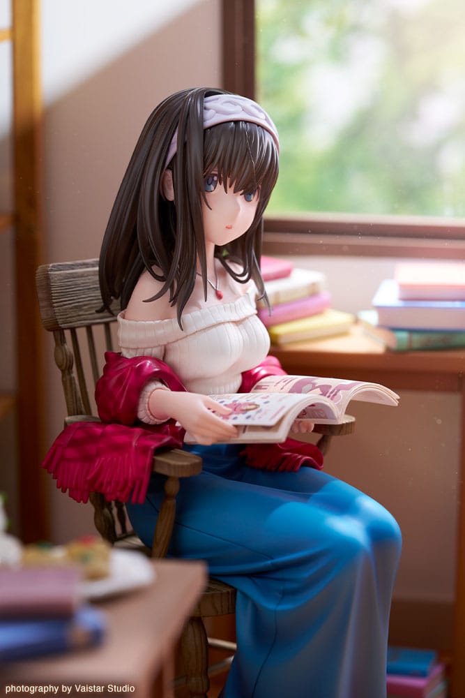 Idolmaster Askepott Girls PVC Statue 1/8 Fumika Sagisawa -Off Stage- 17 cm