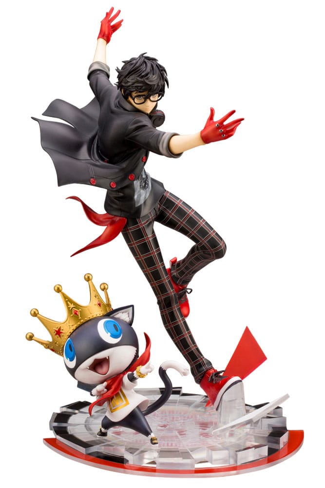 Persona 5 Dancing Star Night Artfxj Estatua 1/8 Héroe y Morgana 25 cm