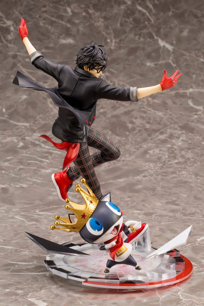 Persona 5 Dancing Star Night Artfxj Estatua 1/8 Héroe y Morgana 25 cm