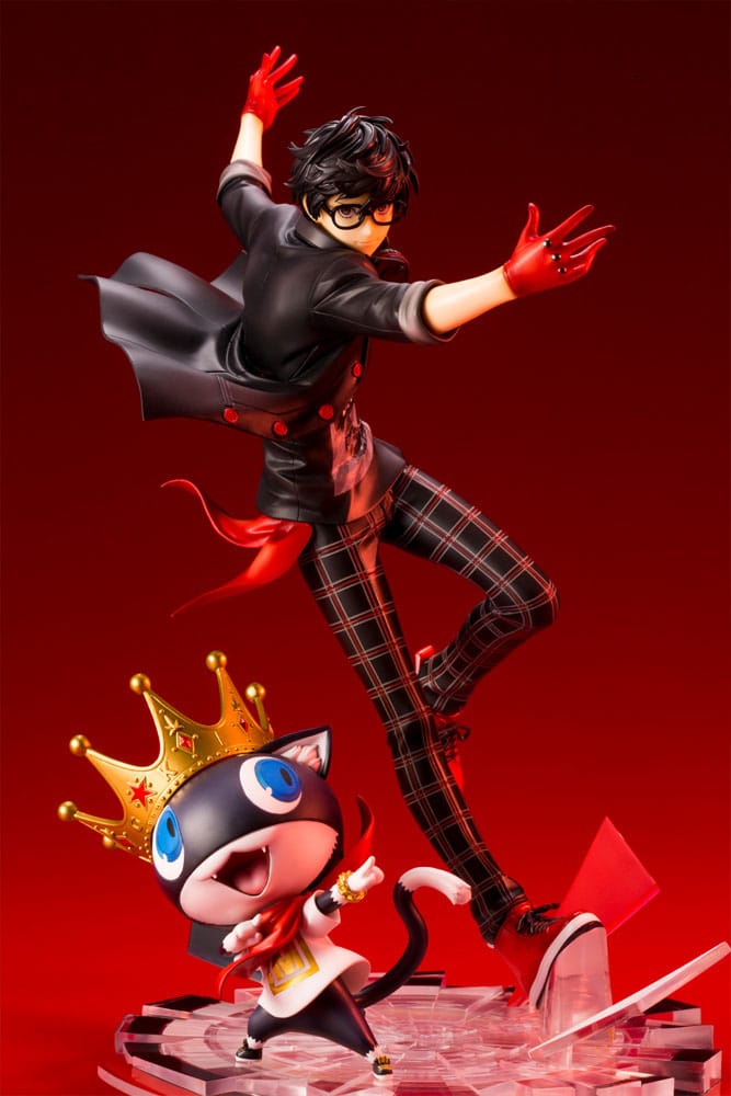 Persona 5 Dancing Star Night Artfxj Estatua 1/8 Héroe y Morgana 25 cm