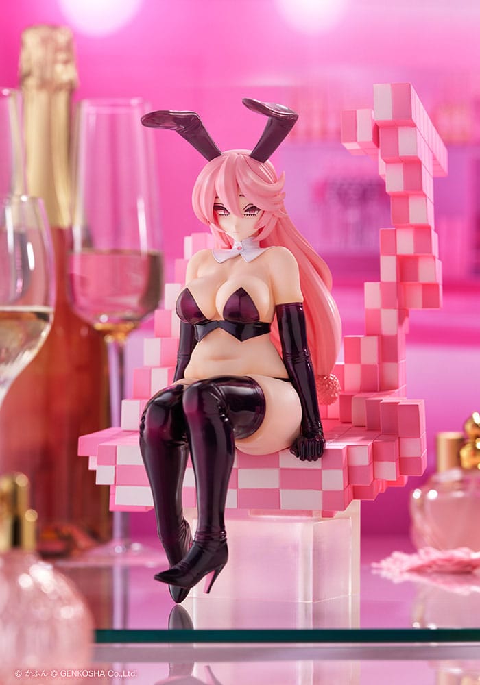 Original Character Trick Bunnies PVC Statue 1/7 Sitting Bunny Illustrasjon av Kafun 24 cm
