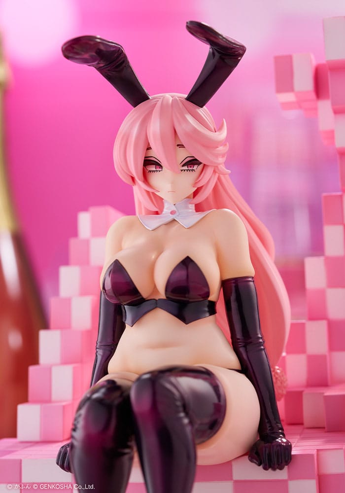 Original Character Trick Bunnies PVC Statue 1/7 Sitting Bunny Illustrasjon av Kafun 24 cm