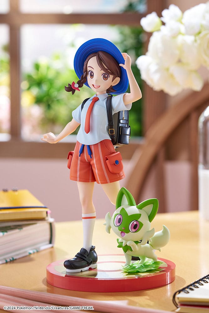 Pokémon Artfxj Statue 1/8 Juliana & Sprigatito 20 cm