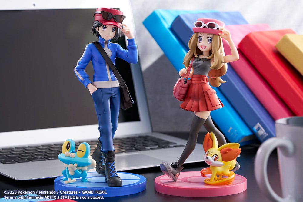 Pokémon ARTFXJ Statue 1/8 Calem et Froakie 20 cm