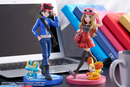 Pokémon ARTFXJ Statue 1/8 Calem et Froakie 20 cm