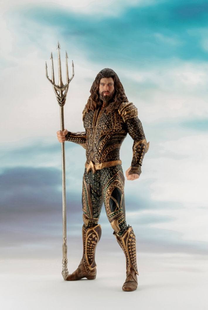 Film di Justice League Artfx+ Statua 1/10 Aquaman 20 cm