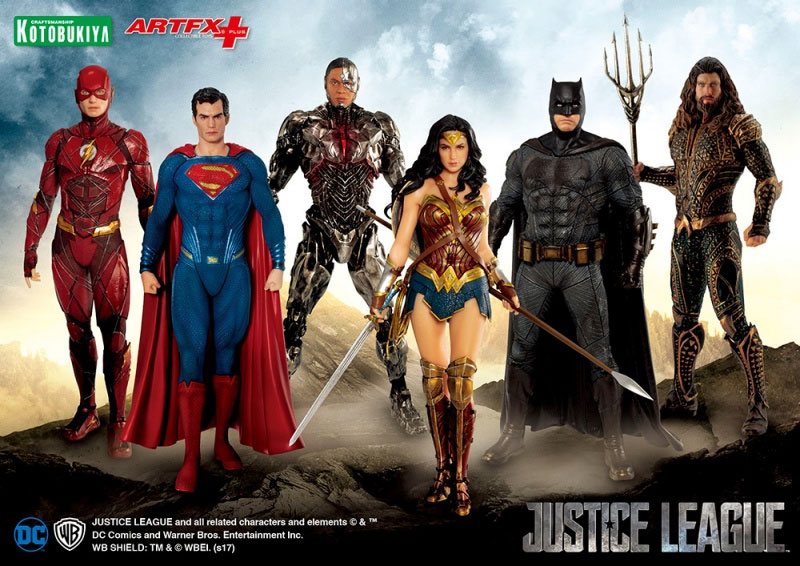 Film di Justice League Artfx+ Statua 1/10 Aquaman 20 cm