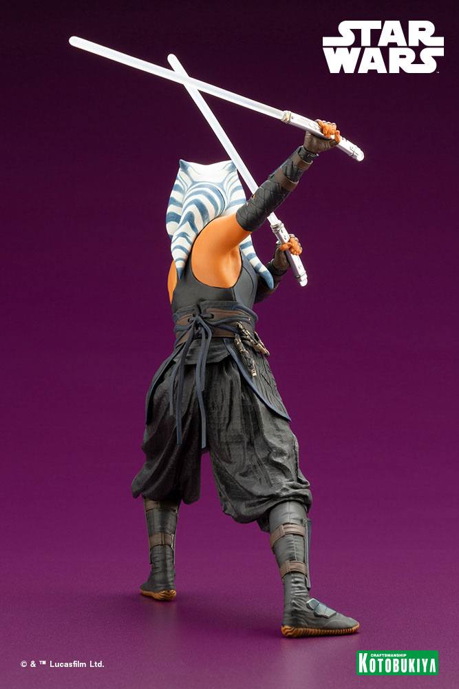 Star Wars La estatua artfx mandaloriana 1/10 Ahsoka Tano 19 cm