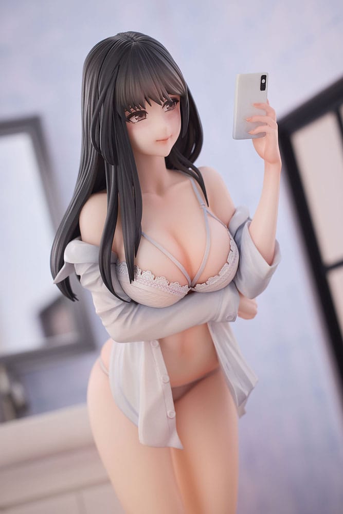 Original karaktär PVC-staty 1/6 Apocrypha Selfie Girl Illustration av hitomio16 Deluxe Edition 32 cm