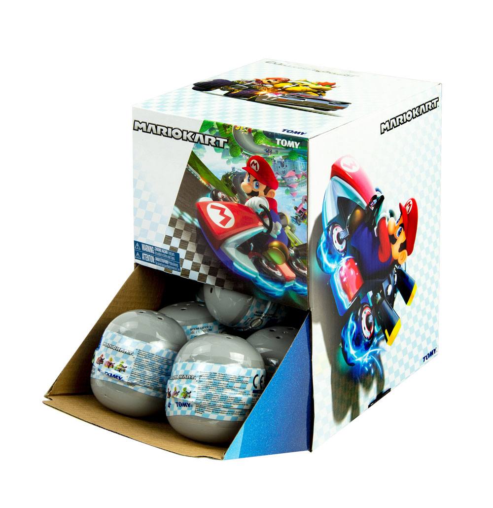 Exhibición del paquete misterioso de Mario Kart Pull Back Cars (12)