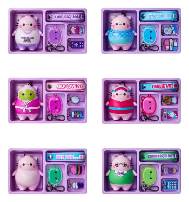 Pembe Nøgleringe Blind Box Bento Box Display 8 cm (8)