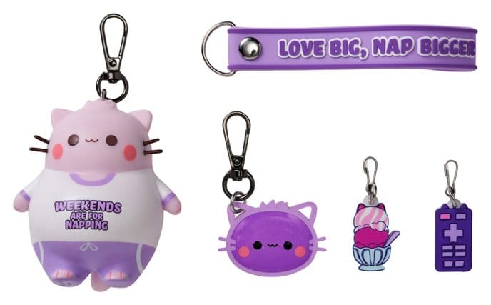 Pembe Nøgleringe Blind Box Bento Box Display 8 cm (8)