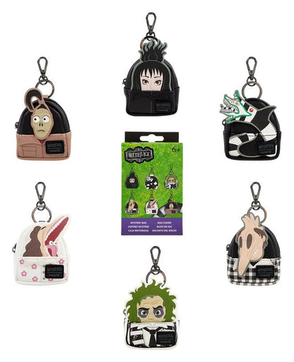 Beetlejuice by Loungefly Porte-clés Mini sac à dos Assortiment de boîtes aveugles (15)