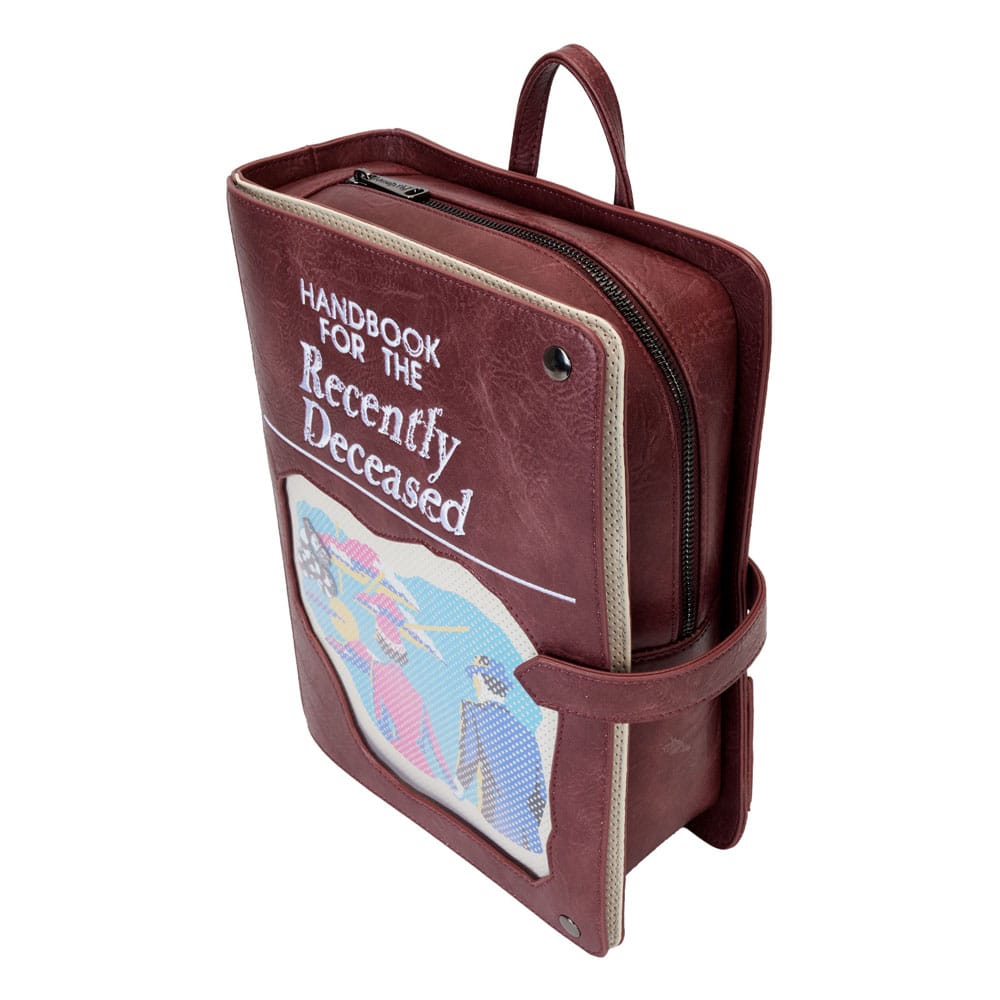 Loungefly Backpack tarafından Beetlejuice Son zamanlarda ölen pin tüccarı için mini el kitabı