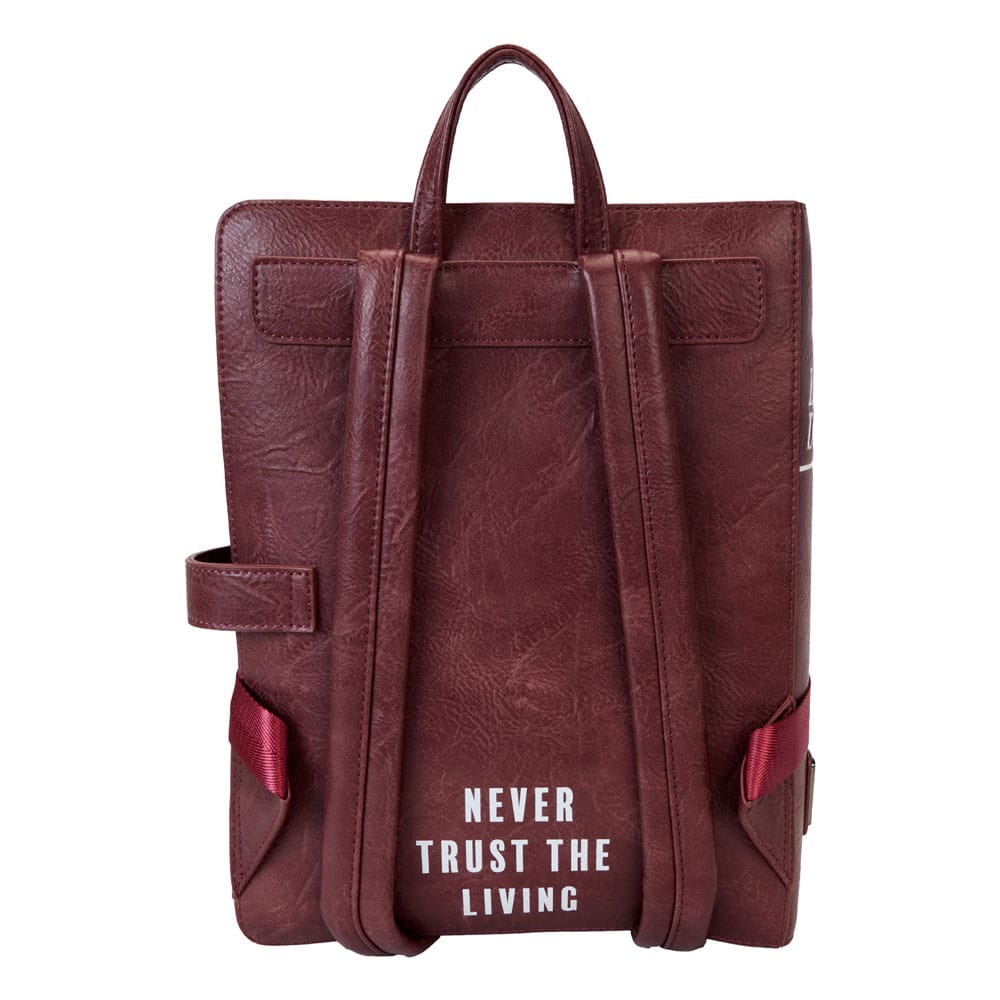 Loungefly Backpack tarafından Beetlejuice Son zamanlarda ölen pin tüccarı için mini el kitabı