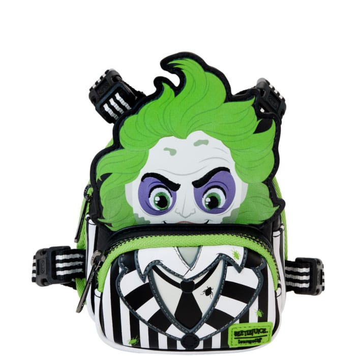 Beetlejuice by Loungefly Dog Harness Mini Backpack Cosplay Medium