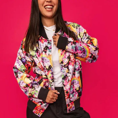 The Care Bears x Universal Monsters by Loungefly Bomber Jacket Unisex Barbie 65th Anniversary