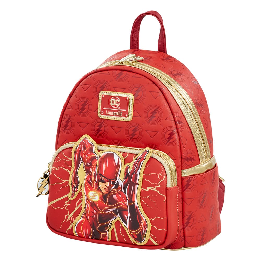 DC Comics av ​​Loungefly Mini Ryggsekk The Flash