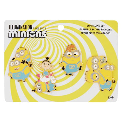 Loungefly emaye pimleri tarafından Despicable Me 4-set çeşitliliği 3 cm