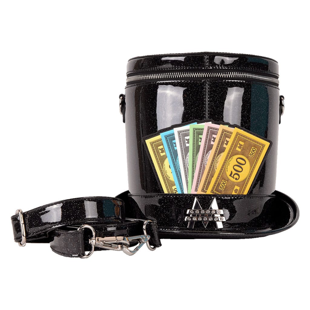 Hasbro av loungefly crossbody monopol topphatt