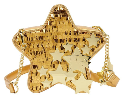 Loungefly Umhängetasche mit goldenen Sternen