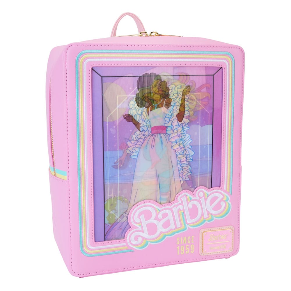 Mattel tarafından Loungefly Backpack Mini Barbie 65. Yıldönümü Bebek Kutusu