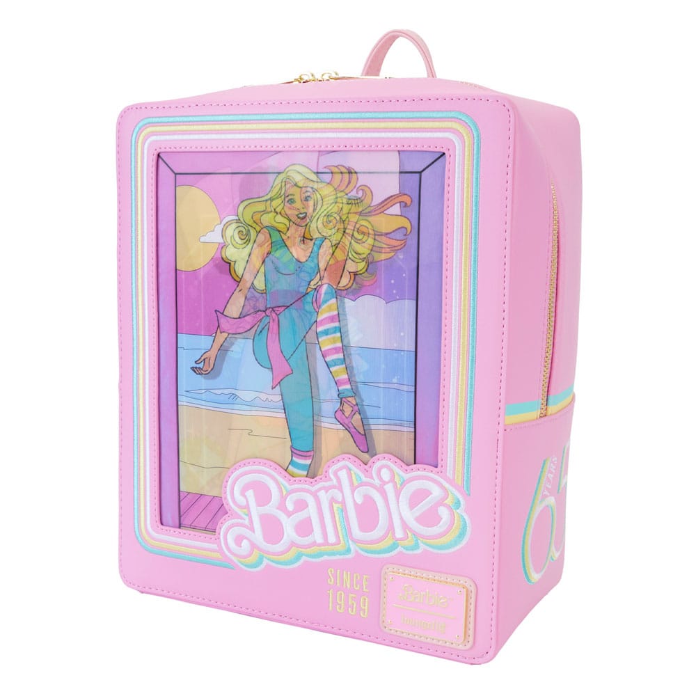 Mattel by Loungefly Backpack Mini Barbie 65th Anniversary Doll Box