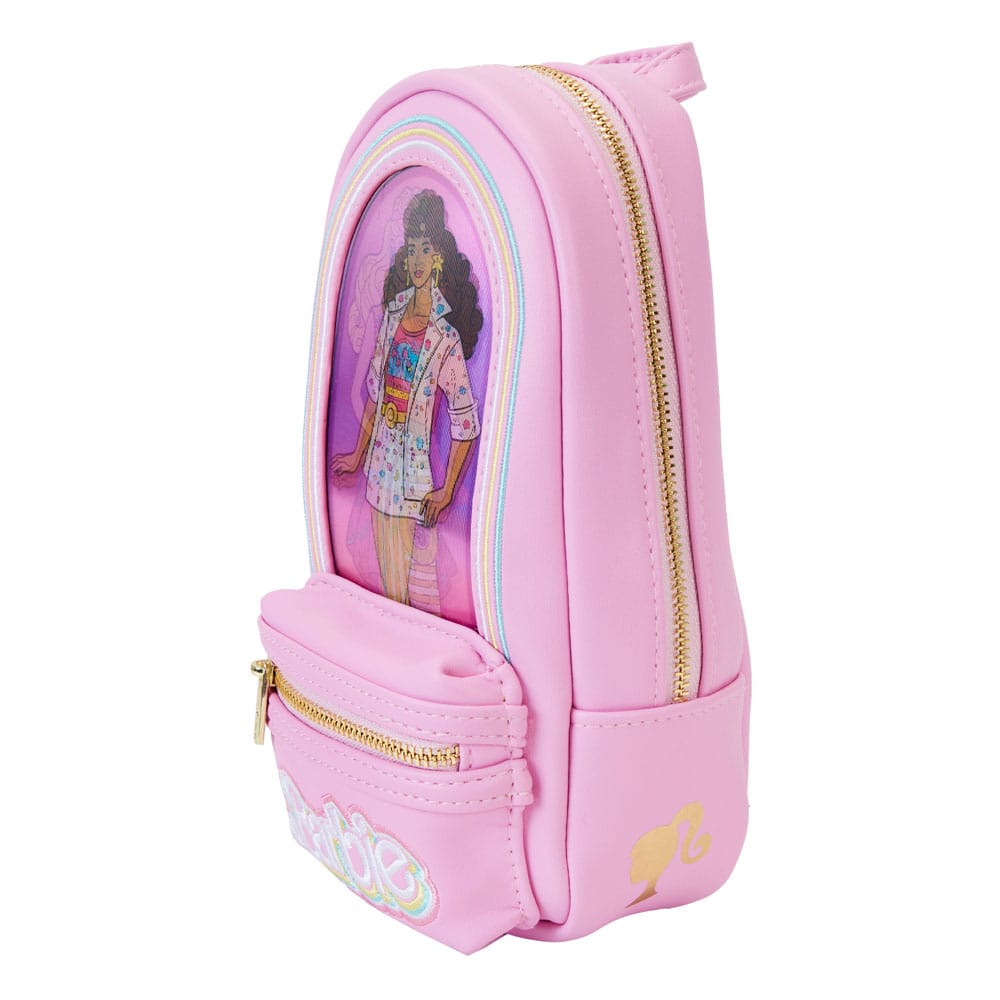 Mattel di Loungefly Pencil Case Mini Backpack Barbie 65th Anniversary Doll Box