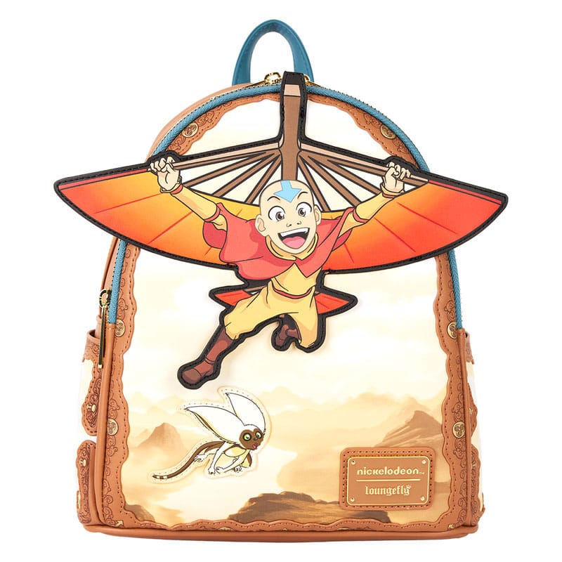 Nickelodeon di Loungefly Mini Backpack Avatar: The Last Airbender Aang Glider Staff