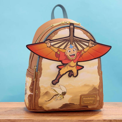 Nickelodeon di Loungefly Mini Backpack Avatar: The Last Airbender Aang Glider Staff