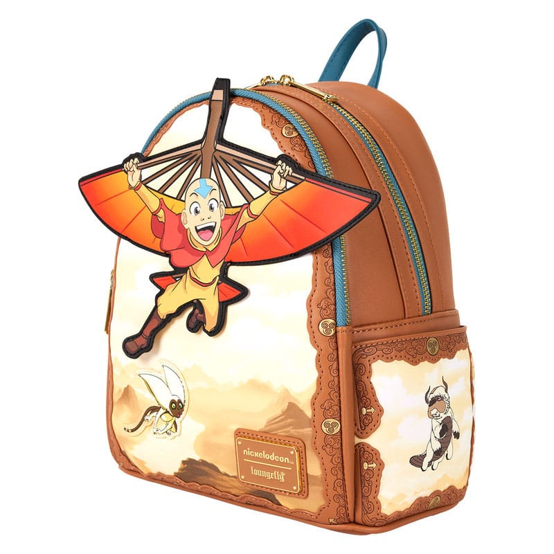 Nickelodeon di Loungefly Mini Backpack Avatar: The Last Airbender Aang Glider Staff