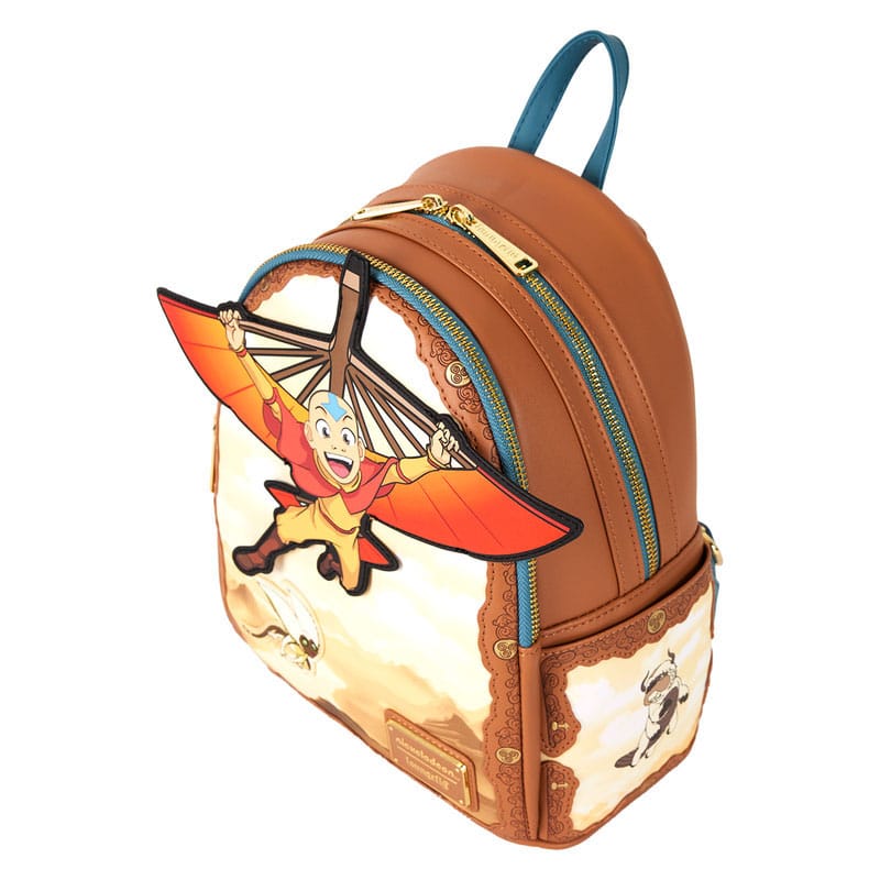 Nickelodeon di Loungefly Mini Backpack Avatar: The Last Airbender Aang Glider Staff