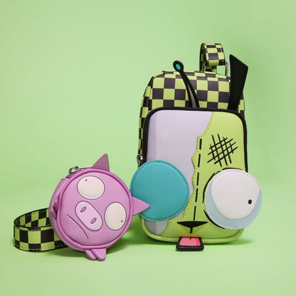 Nickelodeon van Loungefly Crossbody Invader Zim Gir mobiele telefoon