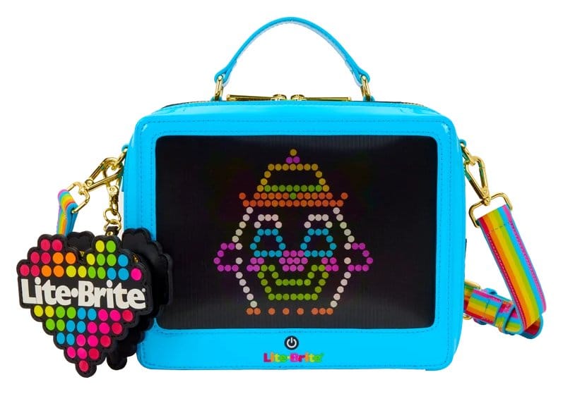 Borsa a tracolla Hasbro di Loungefly con portamonete Lite Brite