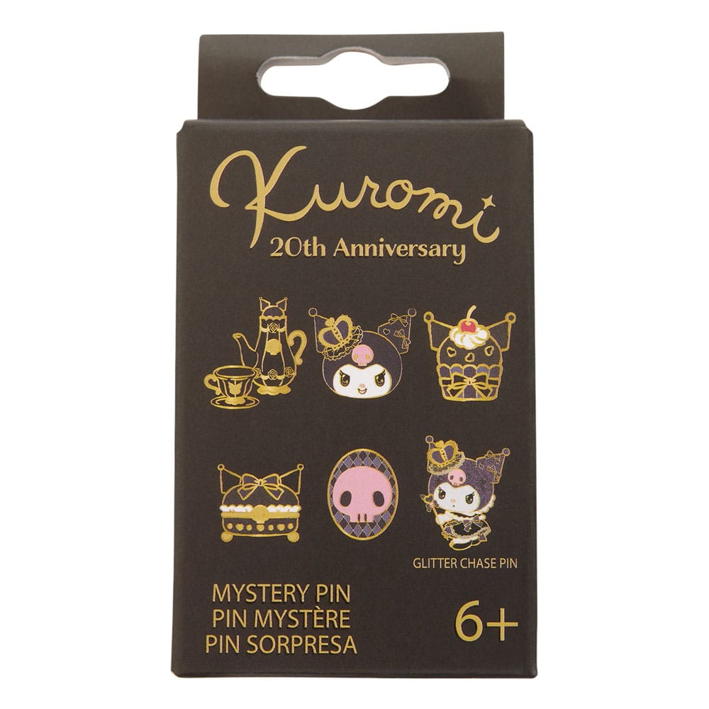 Sanrio by Loungefly Enamel Pins Blind Box 20-årsjubileum Kuromi-sortiment (12)