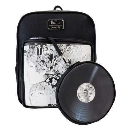 The Beatles by Loungefly Mini Backpack Revolver Album con bouch da record