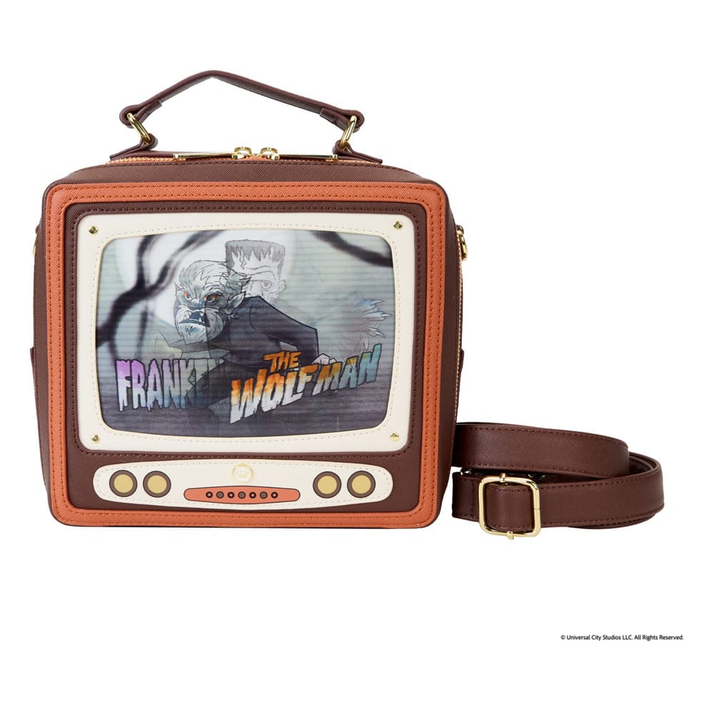 Universele monsters door loungefly crossbody vintage tv