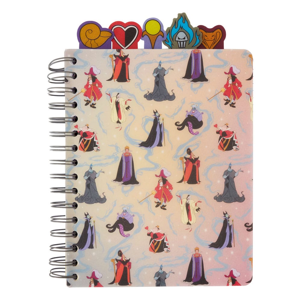 Disney Villains by Loungefly Notebook tab Journal