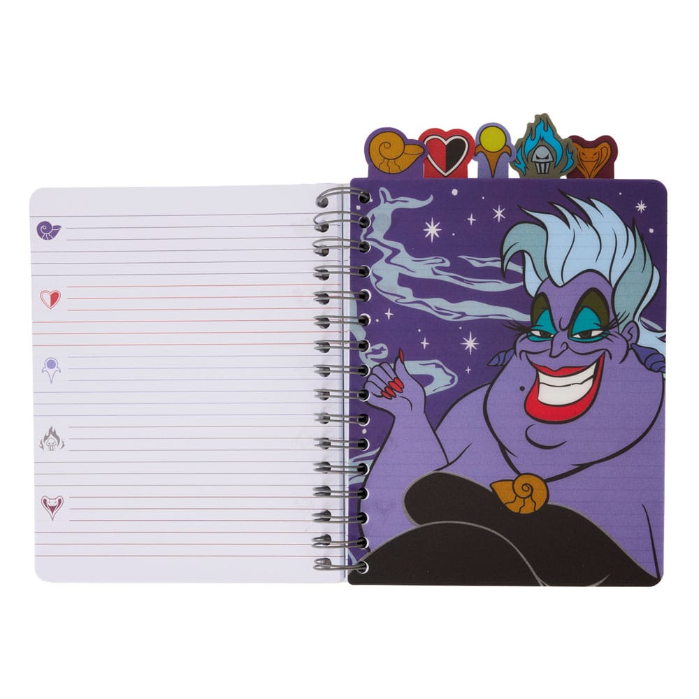 Disney Villains by Loungefly Notebook tab Journal