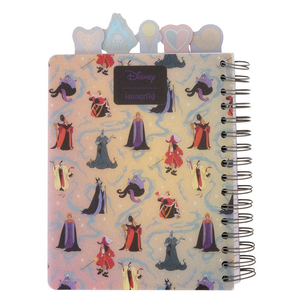 Disney Villains by Loungefly Notebook tab Journal