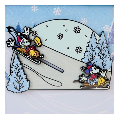 Disney av Loungefly Emalel 3 "Pins Mickey and Friends Winter Wonderland 3" Limited Edition 8 CM